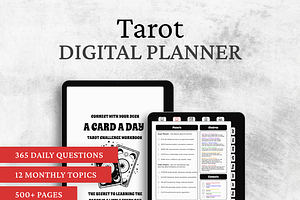 Black Goodnotes Tarot Planner