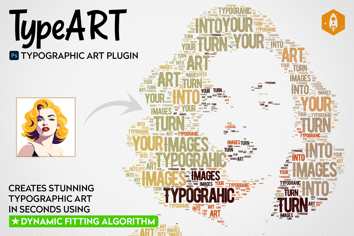 TypeART - Dynamic typography engine, a Plug-in Add-On by DesignRocket (Photo 1 of 8)