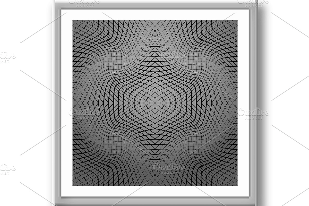 The geometric pattern with wavy, a Texture Graphic by RODINA (Photo 3 of 3)
