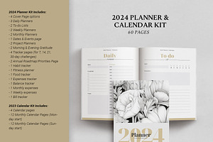 Canva Planner & 2024 Calendar Kit