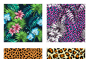 Tropical Plants and Patterns, a Texture Illustration by Katyr (Thumbnail 4 of 4)