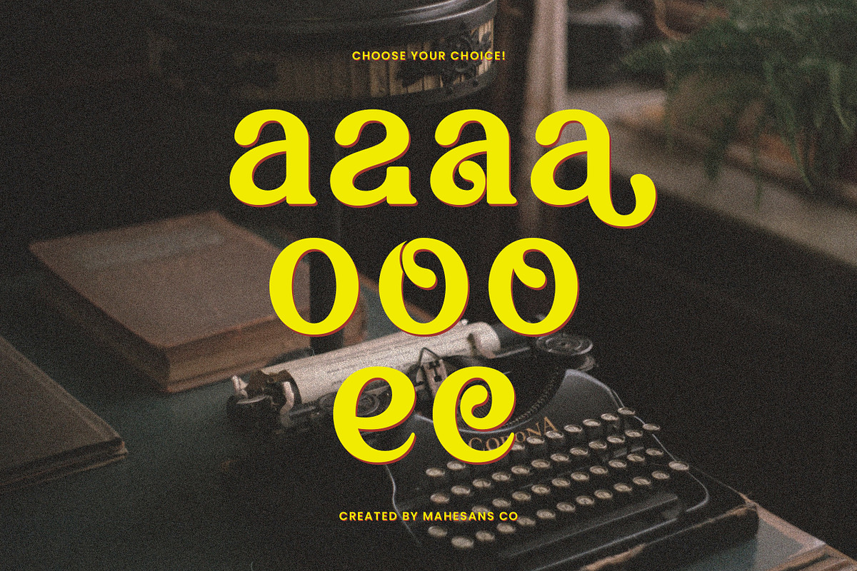 Wen Romun – Nostalgic Display Serif, a Serif Font by Mahesans Co (Photo 3 of 11)