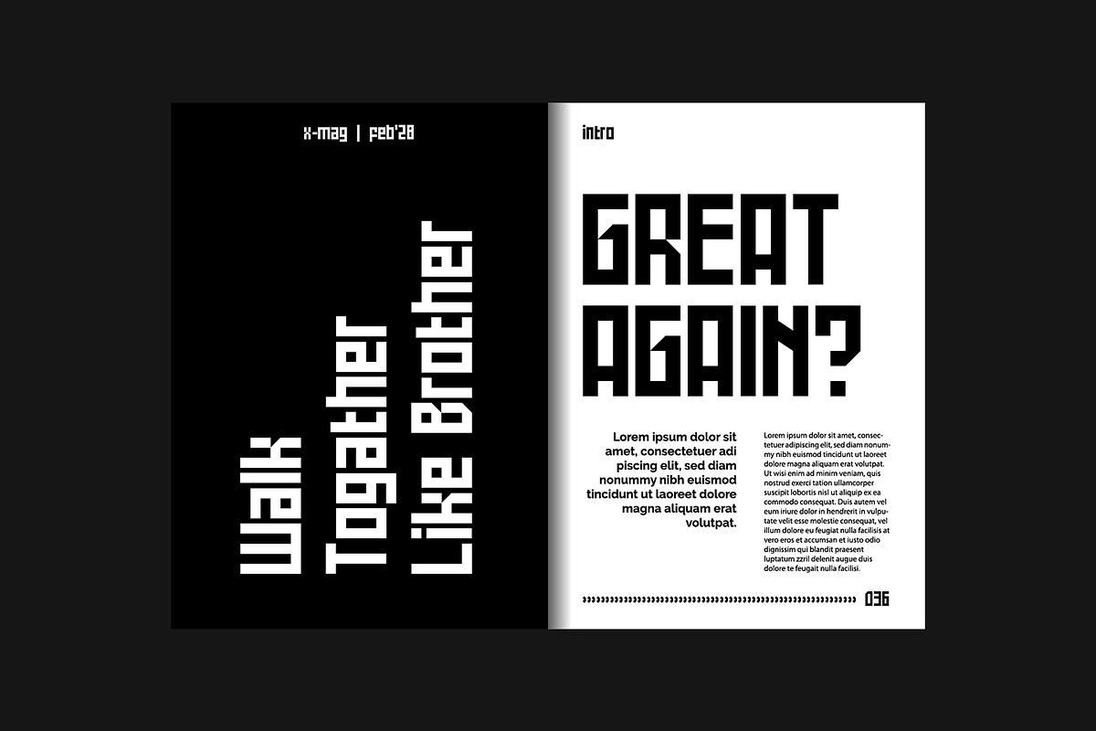 Battlefly Modern Boxy Font, a Font by Dicubit (Photo 8 of 10)
