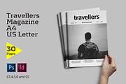 Travellers Magazine, a Magazine Template by Firtana (Thumbnail 1 of 14)