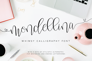 Mondellina Script 6 Logo Pack