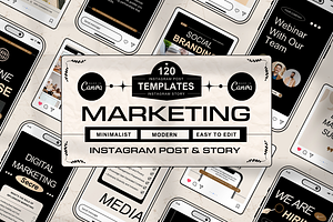 120 Simple Marketing Instagram Canva
