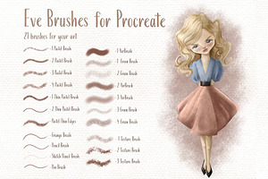21 Pastel Brushes for Procrate