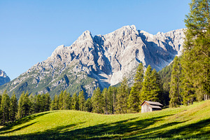 Mountainous landscape Dolomites Alps, a Nature Photo by BOOCYS