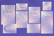 Elegant Wedding Invitation Set, an Invitation Template by Aiyari Graphic (Thumbnail 1 of 3)