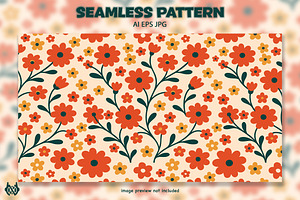 Minimalist Flowers - Pattern