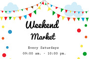 Colorful Doodle Weekend Market, a Food Illustration by Wanwiss (Thumbnail 3 of 3)