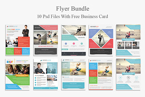 10 Corporate Flyer Bundle