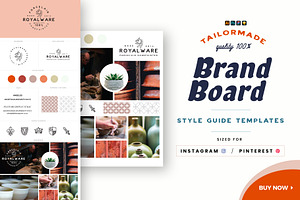 Brand Board Style Guide Templates