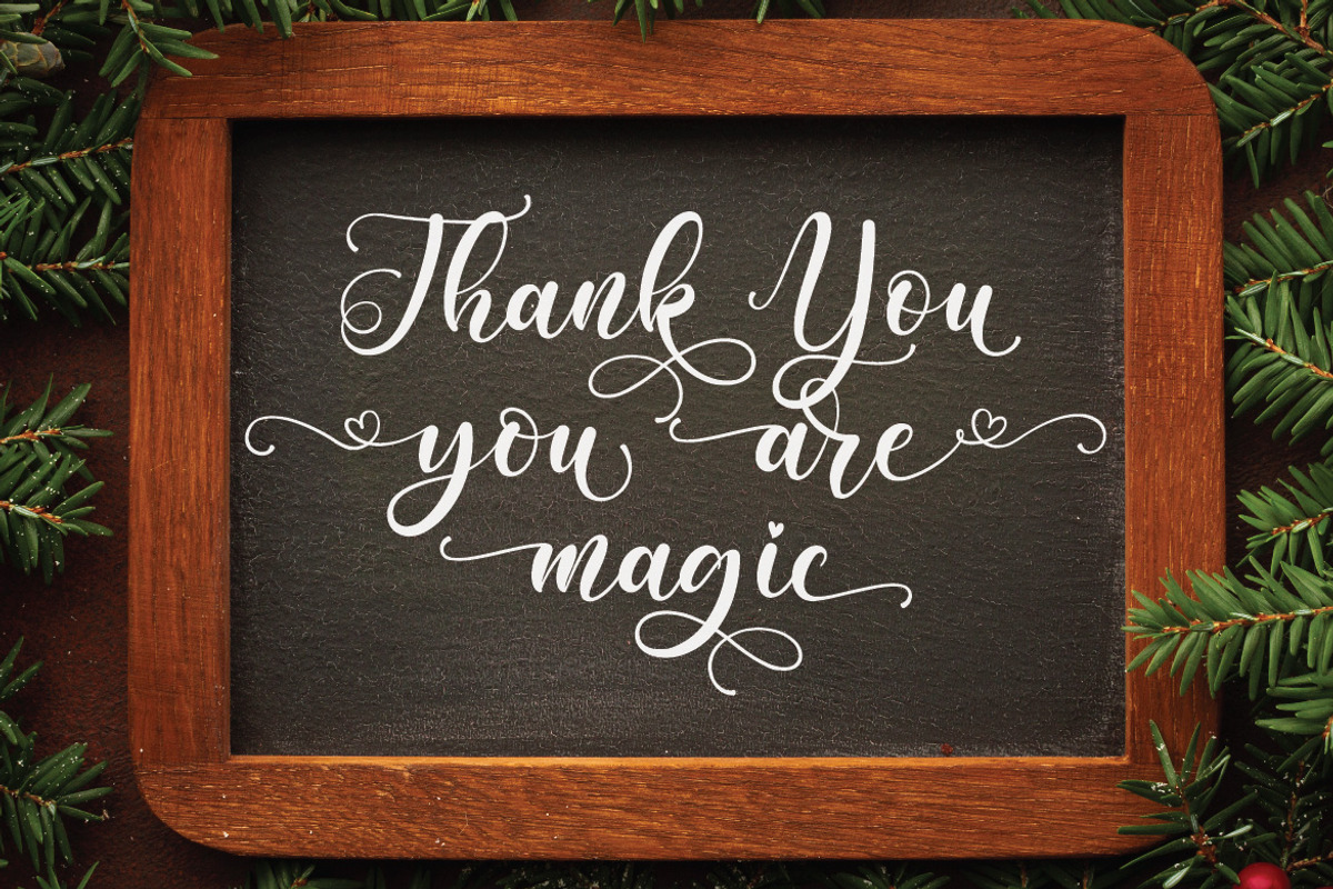 Magic Winter - Modern Calligraphy, a Script Font by Almeera Std (Photo 11 of 11)