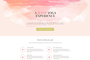 Namaste - Landing page PSD template, a Landing Page Template by Mage Themes (Thumbnail 5 of 5)