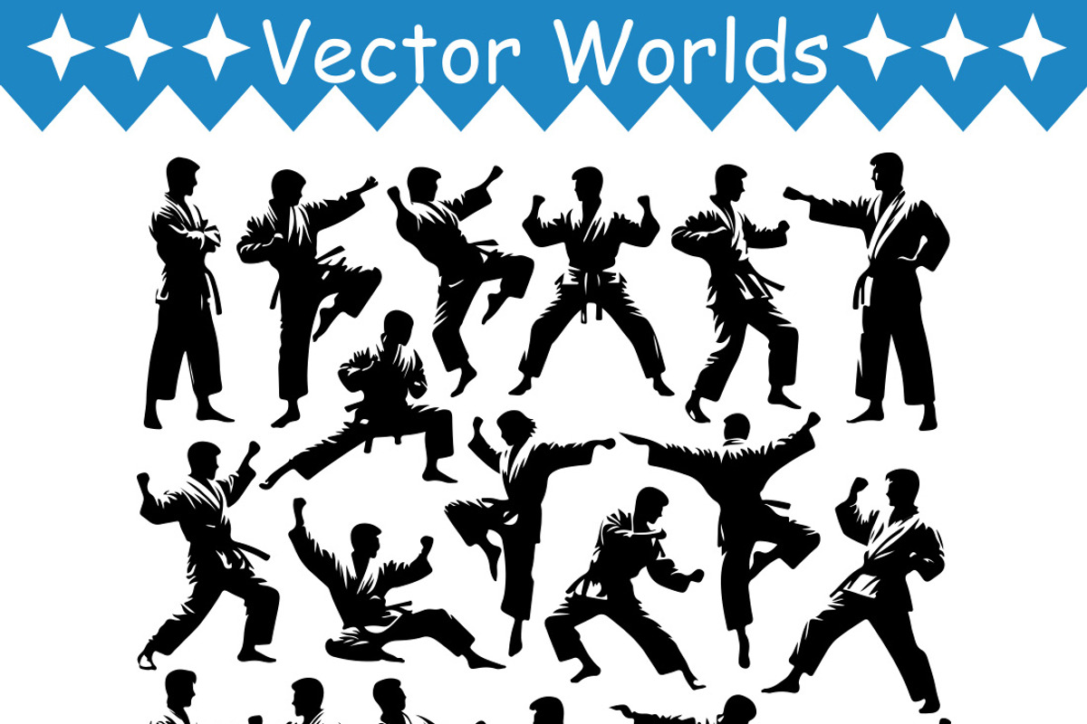 Karate Hit SVG, Karate Hit SVG, an Object Graphic by VectorWorlds (Photo 2 of 3)