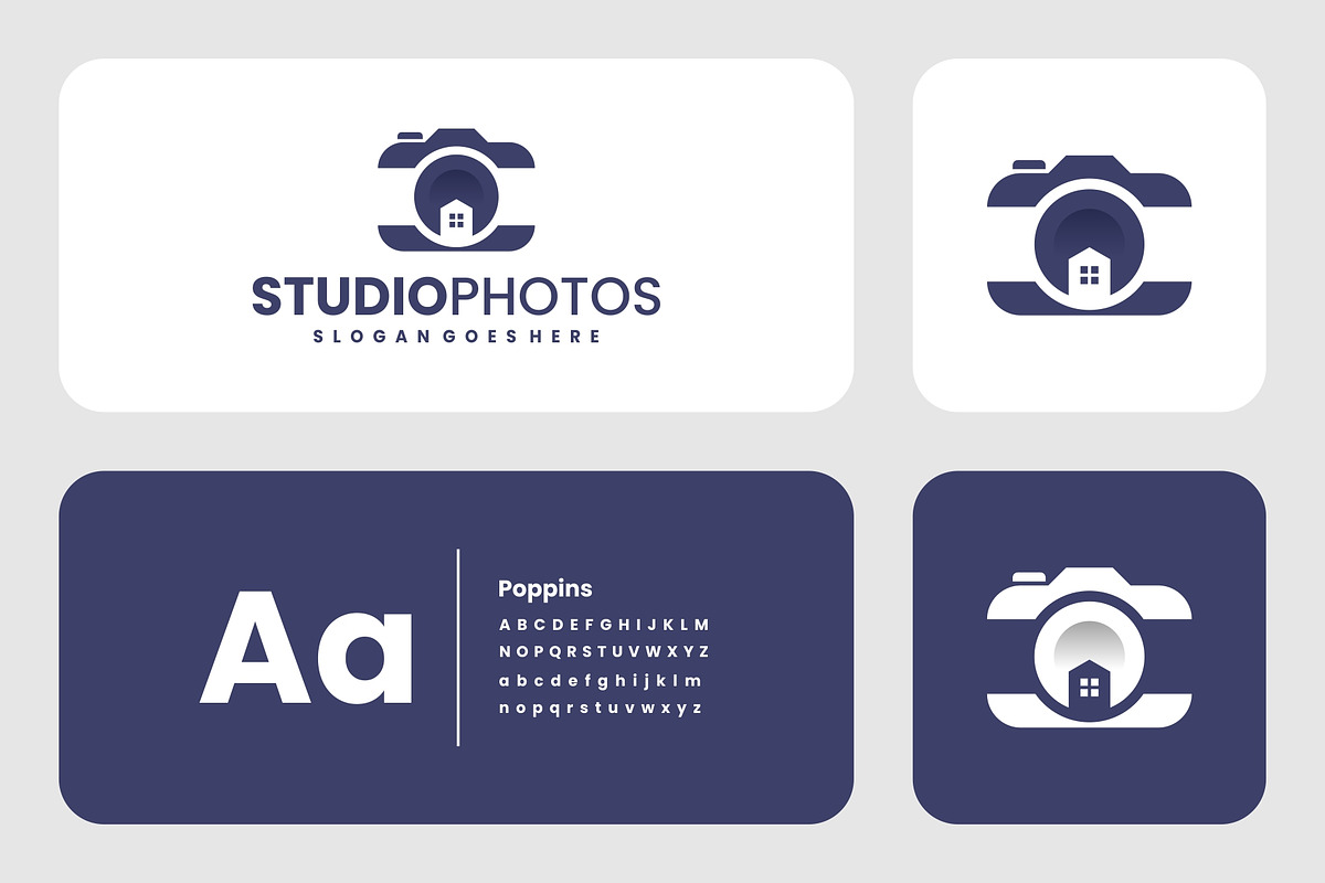 Minimal Camera and House Icon Logo, a Branding & Logo Template by Artnivora.Std (Photo 4 of 4)