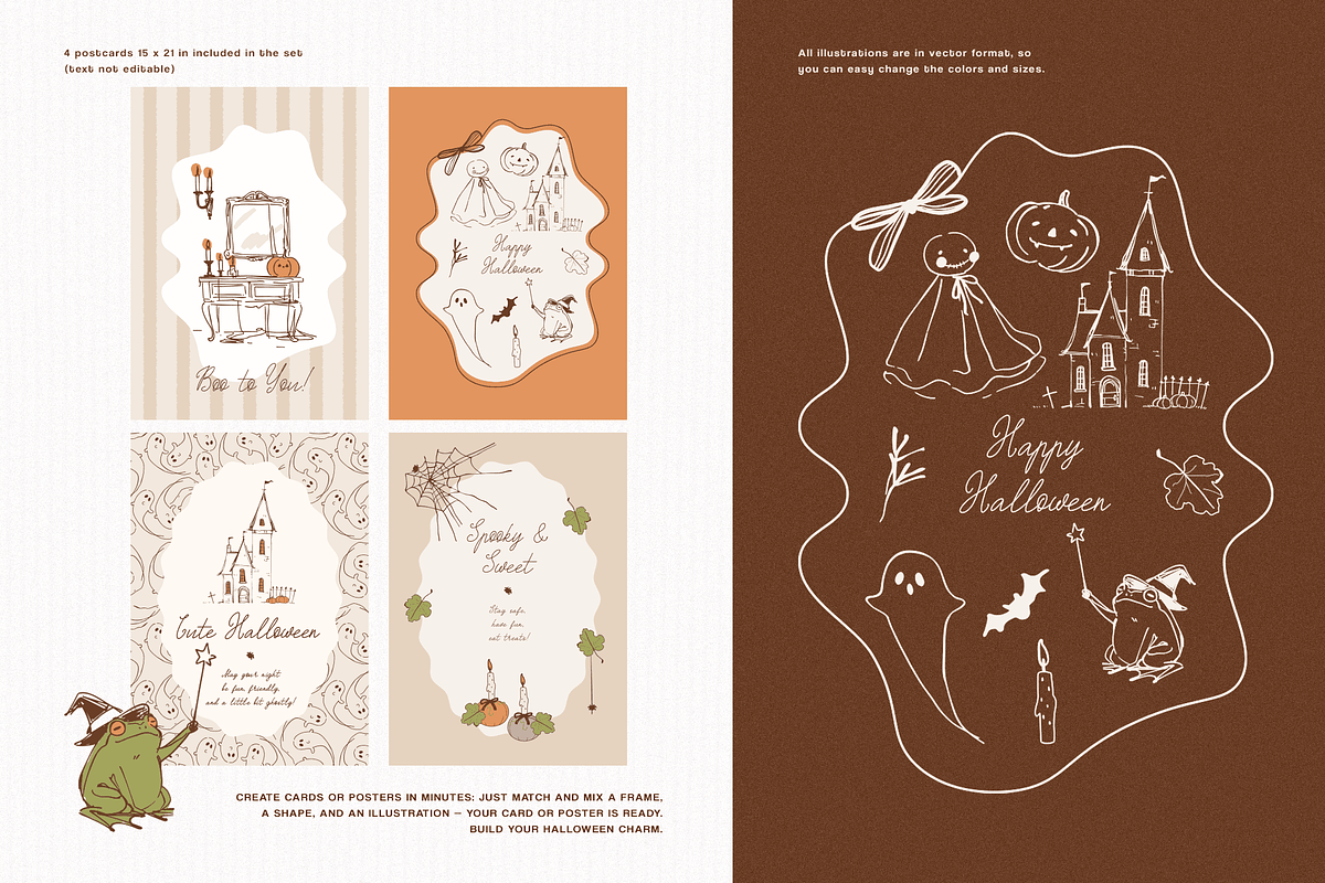 Halloween collection softy & vintage, an Object Graphic by DigARTbyHavroshka (Photo 5 of 11)