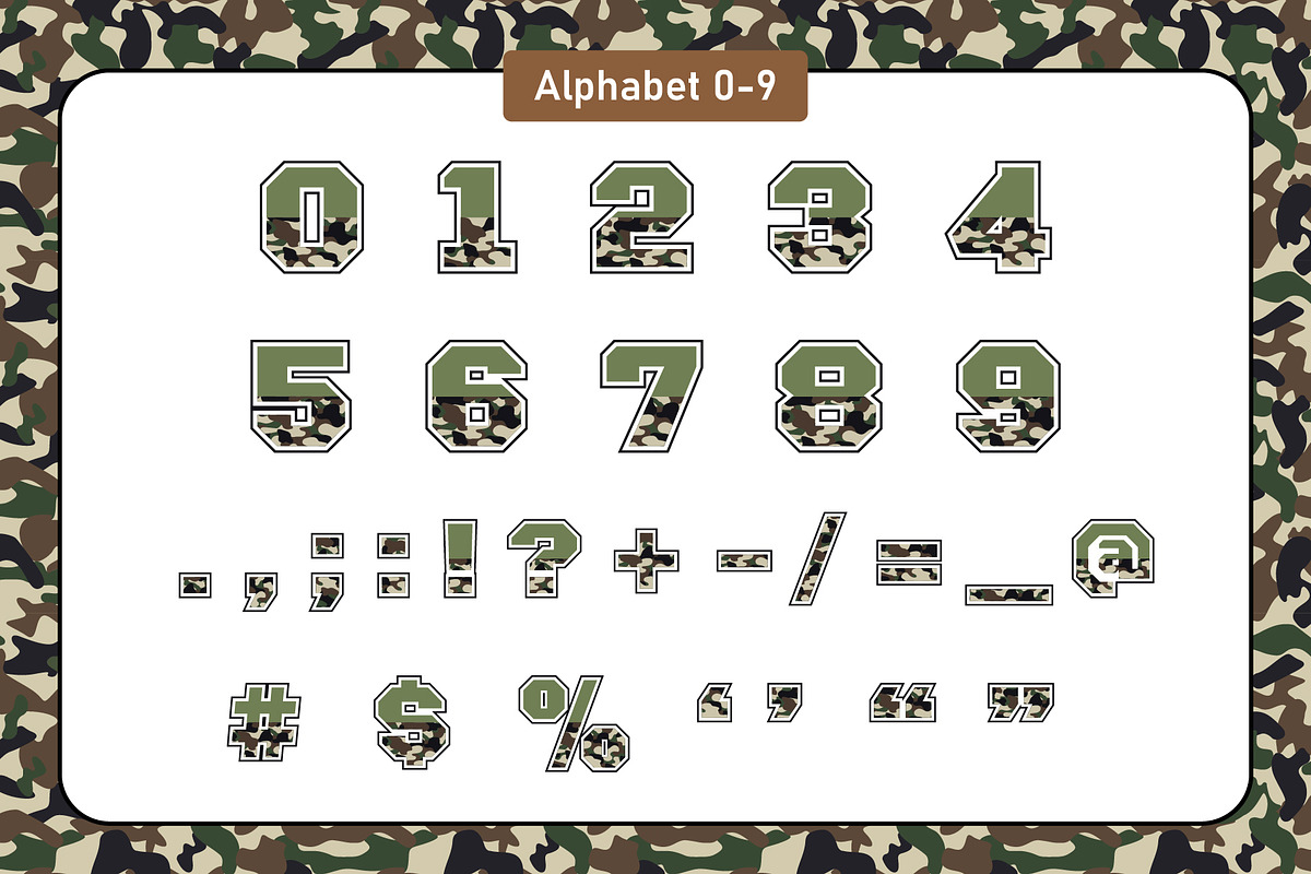 Half Soldier Color Fonts, a Font by Fox7 By Rattana (Photo 4 of 8)