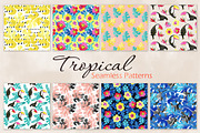 Tropical graphic and pattern pack, a Background Graphic by Lidiebug (Thumbnail 4 of 6)
