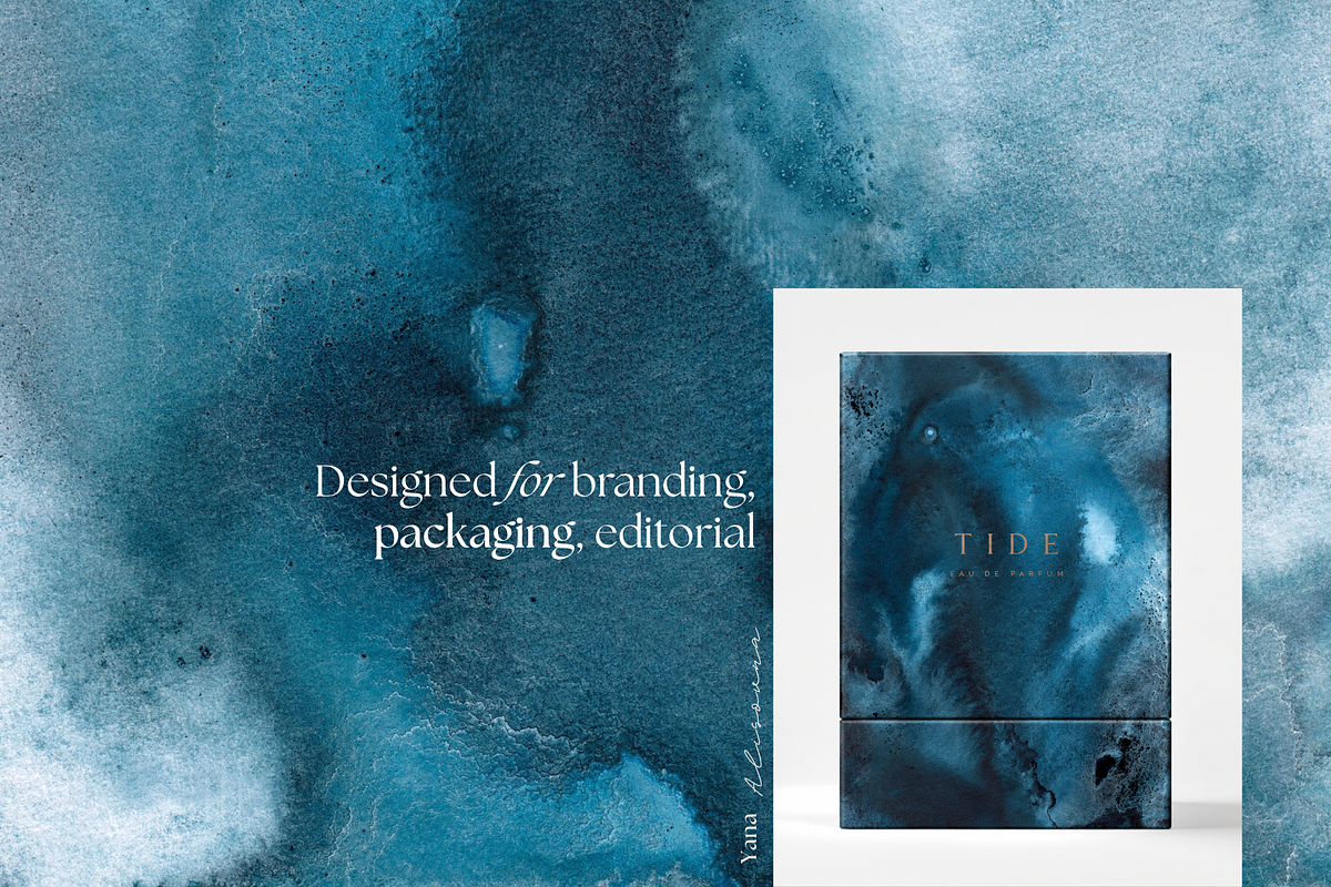 OCEAN Organic Textured Backgrounds, a Background Graphic by Alisovna (Photo 12 of 15)