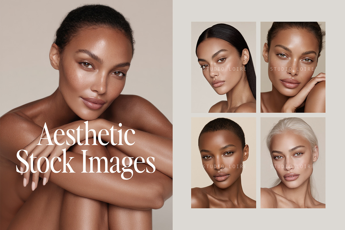 Natural Beauty Stock Photos, a Beauty & Fashion Photo by Studio Loire (Photo 4 of 11)