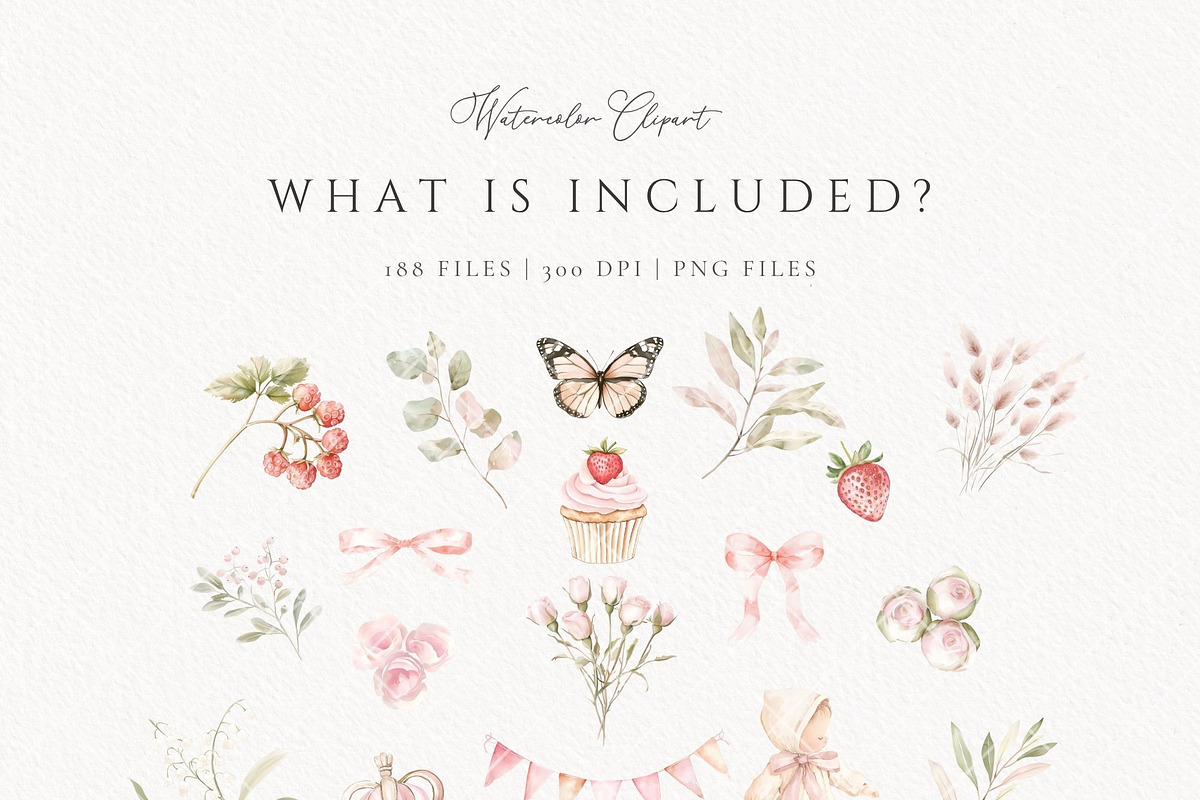 Coquette Atelier nursery boutique, a Decorative Illustration by Invite to Clipart (Photo 5 of 13)