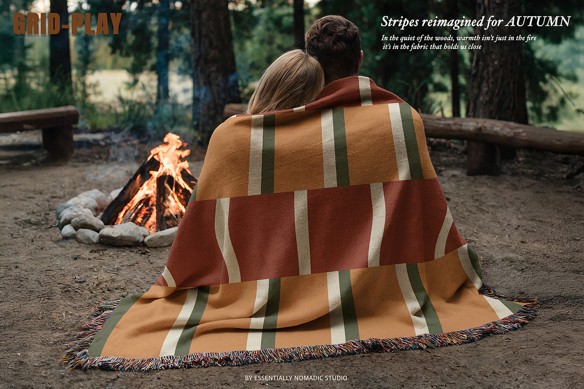 Autumn Plaid & Stripe Patterns, a Pattern Graphic by Essentially Nomadic (Photo 8 of 12)