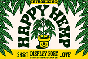 Happy Hemp Font, a Serif Font by MightySHORT (Thumbnail 1 of 3)