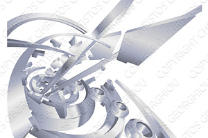 Background 3D Hi Tech Technology, a Technology Illustration by Christos Georghiou