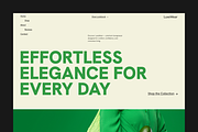 Figma Fashion Landing Page, a Landing Page Template by Musara (Thumbnail 2 of 5)