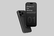 iPhone 17 Pro Max Screen Mockup, an iPhone Mockup by Eka Restu D. Putra (Thumbnail 5 of 14)