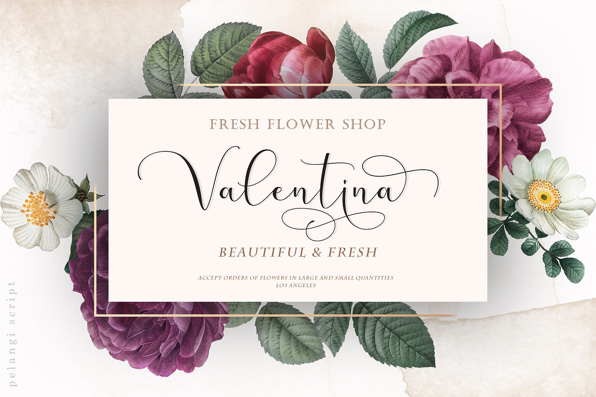 Pelangi script, a Script Font by Sulthan Studio (Photo 7 of 9)