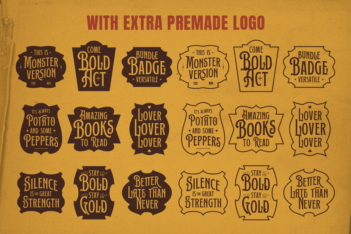 Birshen Vintage Display, a Serif Font by Letterhend Studio (Photo 8 of 8)