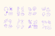 300+ Element Huneyy Pack, an Object Illustration by HunEyy (Thumbnail 9 of 11)