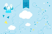 Chillin' Yeti Surface Pattern, a Pattern Graphic by Preyer Design (Thumbnail 8 of 8)
