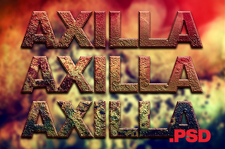 Distressed And Textured Text Styles preview 3
