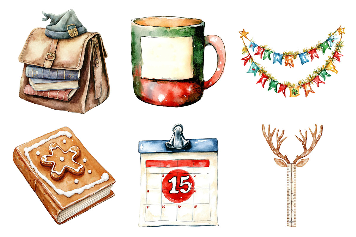 Christmas School Teacher Sublimation, an Illustration by Daily.Designs (Photo 5 of 5)