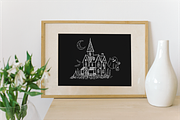 Whims Halloween Line Art, a Decorative Illustration by HunEyy (Thumbnail 7 of 8)