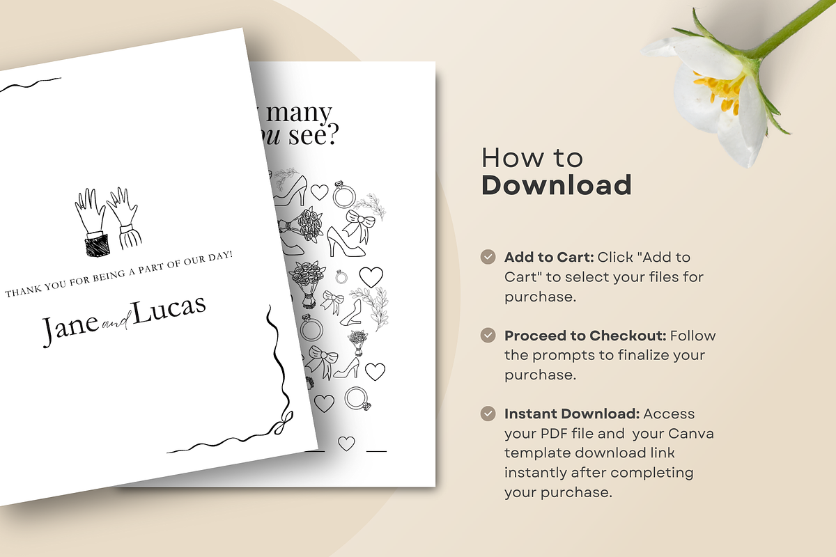 Wedding Coloring Book for Kids, a Print Template by Matisse Studio (Photo 8 of 8)