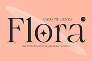 CS Flora – Elegant Font, a Serif Font by Craft Supply Co. (Thumbnail 1 of 8)