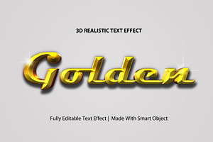 Realistic 3D Text Effect & Style