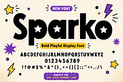 Sparko – Bold Playful Display Font, a Serif Font by Wow Magic (Thumbnail 1 of 5)