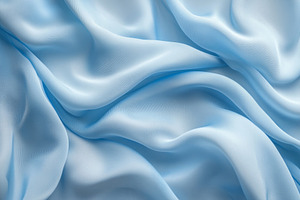 Delicate light blue satin fabric with smooth waves and soft sheen, perfect for, a Background Photo by ImageMir