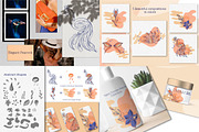 Summer Feminine linear Bundle, an Object Graphic by Tatyana_Zenartist (Thumbnail 7 of 13)