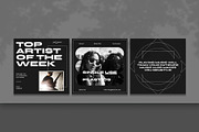 Hertz Music Instagram Template | PSD, a Social Media Template by Azruca (Thumbnail 5 of 8)