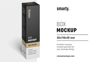 Box Mockup / 30x110x30 Mm