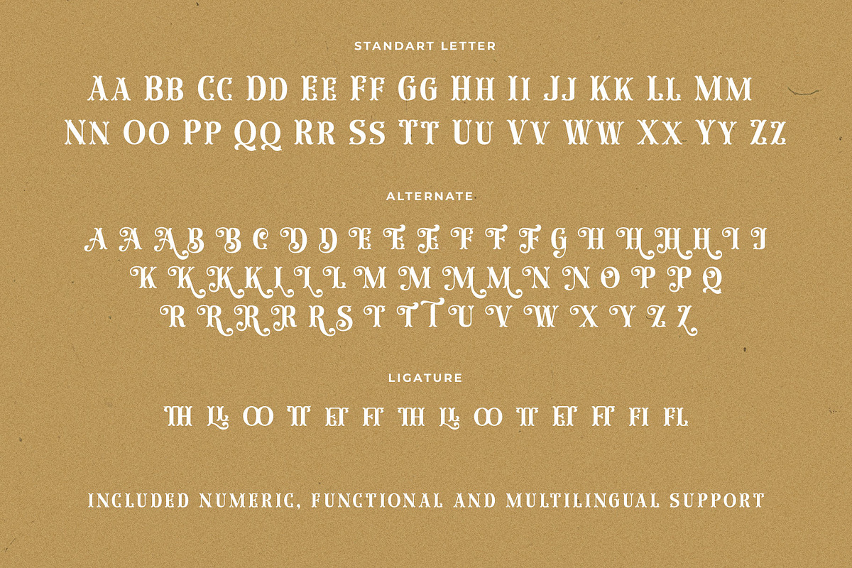 Airen Decorative Display font, a Serif Font by RantautypeStudio (Photo 14 of 15)