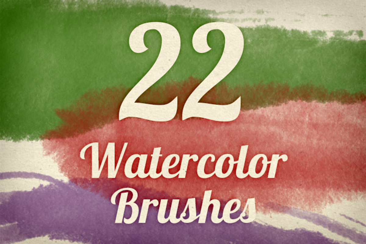 Watercolor Strokes Brush Pack 2, a Brush Add-On by Design Panoply (Photo 1 of 5)