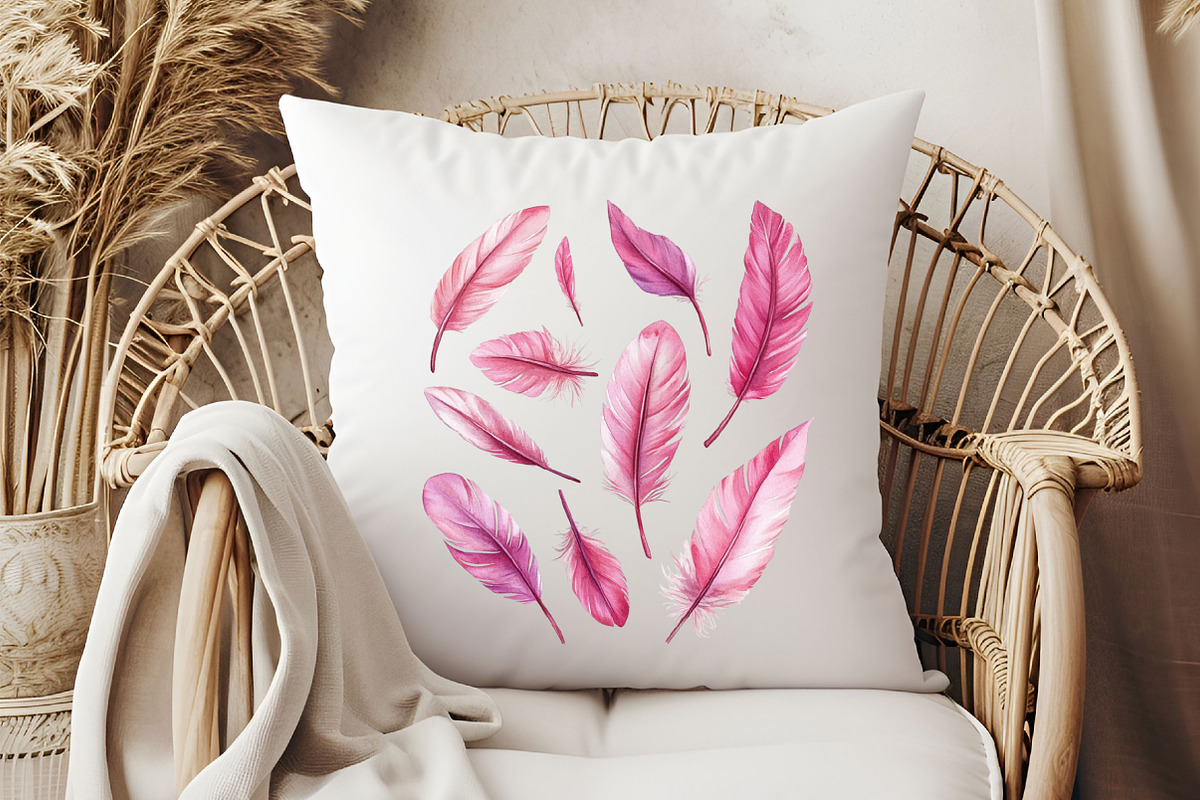 Feathers of Style, Flamingo Feathers, an Illustration by Pixels.Craft (Photo 5 of 7)
